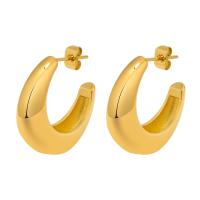 Edelstahl Ohrringe, 304 Edelstahl, Modeschmuck & für Frau, keine, 20x6.50mm, verkauft von Paar