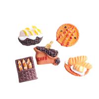 Handy DIY Kit, Harz, Essen Form, Handzeichnung, verschiedene Stile für Wahl, farbenfroh, 20x25mm, 100PCs/Menge, verkauft von Menge