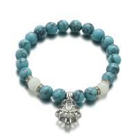 Gemstone Bracelets, fashion jewelry & for woman, more colors for choice, 8mm, Inner Diameter:Approx 55mm, Sold By Strand