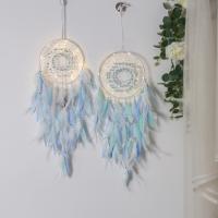 Fashion Dream Catcher, Feather, with Iron, hanging, 630mm, Sold By PC