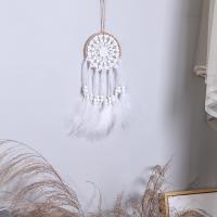 Fashion Dream Catcher Feather hanging white 310mm Sold By PC