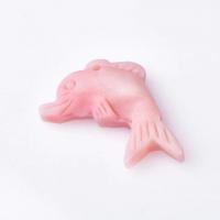 Pink Opal Pendant Dolphin Carved for woman pink Sold By PC