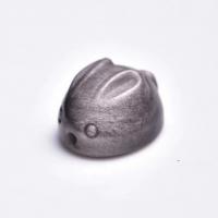 Silver + Obsidian Privjesak, Zec, za žene, srebro, 16x10mm, Prodano By PC