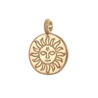 Brass Jewelry Pendants 14K gold plated & for woman nickel lead & cadmium free Sold By PC