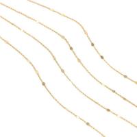 Brass Beading Chains 14K gold plated DIY nickel lead & cadmium free 1mm Sold By m