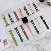 Bracelets de montre, cuir PU, pour montre apple & unisexe & normes différentes pour le choix, plus de couleurs à choisir, Vendu par PC