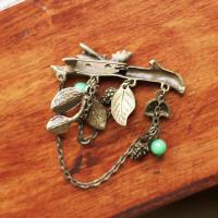 Zinc Alloy Brooches antique brass color plated fashion jewelry & for woman nickel lead & cadmium free Sold By PC