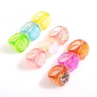 Resin Finger Ring, fashion jewelry & for woman, more colors for choice, 19x23mm, Sold By PC
