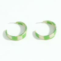 Acrylic Jewelry Earring Zinc Alloy with Acrylic fashion jewelry & for woman Sold By Pair