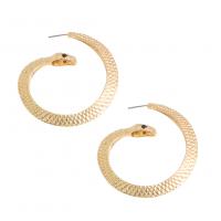 Zinc Alloy Stud Earring Snake plated fashion jewelry & for woman Sold By Pair
