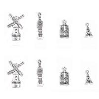 Zinc Alloy Pendants antique silver color plated DIY nickel lead & cadmium free Approx Sold By Bag