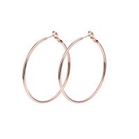 Brass Hoop Earring, Donut, plated, different size for choice & for woman, more colors for choice, nickel, lead & cadmium free, Sold By PC