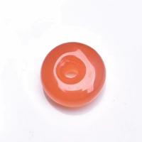 Agate Jewelry Pendants, Yanyuan Agate, Donut, for woman, mixed colors, 16x7mm, Sold By PC
