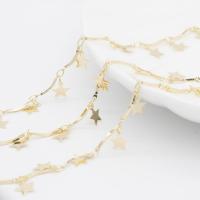 Brass Beading Chains 14K gold plated DIY nickel lead & cadmium free Sold By m
