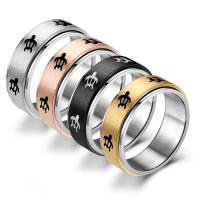 Prst prsten od inoxa, 304 nehrđajućeg čelika, Uštipak, mješoviti prsten veličine & različita pakiranja stil za izbor & različite veličine za izbor & za par, više boja za izbor, Veličina:6-12, Prodano By Torba