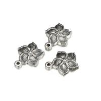 Stainless Steel Flower Pendant 304 Stainless Steel Vacuum Ion Plating Unisex Sold By PC