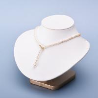 Collar de Perlas Natural de Freshwater, Perlas cultivadas de agua dulce, Arroz, para mujer, 4-5mm, longitud:16.93 Inch, Vendido por UD
