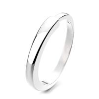 Solidny srebrny pierścień, 925 Srebro, Platerowane platyną, Regulowane & dla obu płci, oryginalny kolor, sprzedane przez PC