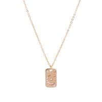 Cubic Zircon Micro Pave Brass Necklace with Zinc Alloy plated cross chain & micro pave cubic zirconia & for woman nickel lead & cadmium free Length Approx 16.5 Inch Sold By PC