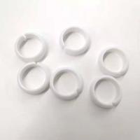 Acrylic Linking Ring Round DIY white Approx Sold By Bag