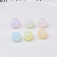 Akril nakit Beads, možete DIY, miješana boja, 12mm, Približno 270računala/Torba, Prodano By Torba