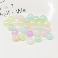 Akril nakit Beads, možete DIY, miješana boja, 10mm, Prodano By Torba