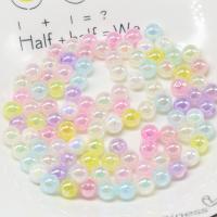 Perles miracles acryliques, Acrylique, Rond, DIY, couleurs mélangées, 10mm, Vendu par sac