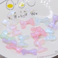 Miracle Acrylic Beads Bowknot DIY mixed colors Approx Sold By Bag
