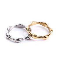 Titantium Steel δάχτυλο του δακτυλίου, Titanium Steel, επιχρυσωμένο, διαφορετικό μέγεθος για την επιλογή & για τη γυναίκα, περισσότερα χρώματα για την επιλογή, 3.70mm, Sold Με PC