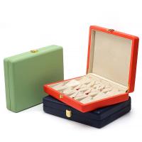 Velvet Jewelry Set Box, PU Leather, durable & different styles for choice, more colors for choice, Sold By PC