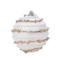 PE Foam Christmas Tree Decoration, with Sequins, Round, Christmas jewelry, more colors for choice, 80mm, Sold By PC