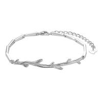 Couple Bracelet and Bangle Brass silver color plated fashion jewelry silver color Sold By PC
