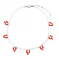 Bracelets résine, alliage de zinc, avec résine, bijoux de mode & pour femme, plus de couleurs à choisir, Vendu par 39-46 cm brin