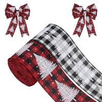 Christmas Ribbons Polyester Christmas Design & DIY 63mm Sold By Spool