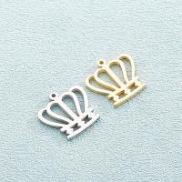 Stainless Steel Pendants, 304 Stainless Steel, Crown, Vacuum Ion Plating, DIY, more colors for choice, 15x16mm, Sold By PC