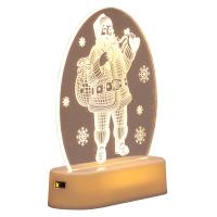 Polystyrene Night Light Flat Round with LED light & Christmas jewelry  Sold By PC