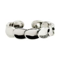 Anéis Couple dedo, 925 de prata esterlina, polido, Ajustável & para mulher, cor original, vendido por PC