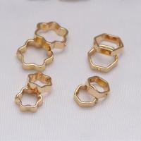 Brass Frame Bead, Geometrical Pattern, 14K gold plated, DIY & different size for choice, nickel, lead & cadmium free, Sold By PC
