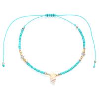Bijoux bracelets de mode, Seedbead, avec cordon de polyester & coquille, Réglable & unisexe, plus de couleurs à choisir, Longueur:Environ 16-42 cm, Vendu par PC