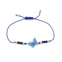 Fashion Bracelet & Bangle Jewelry Zinc Alloy with Polyester Cord & Plastic Adjustable & for woman Length Approx 14-28 cm Sold By PC