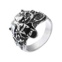 Палец кольцо из нержавеющей стали, Нержавеющая сталь 316, ювелирные изделия моды & Женский, оригинальный цвет, 21mm, размер:8, продается PC
