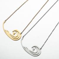 Stainless Steel Jewelry Necklace 304 Stainless Steel Vacuum Ion Plating fashion jewelry & for woman Length 45 cm Sold By PC