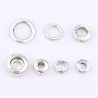 Zinc Alloy Linking Ring Donut silver color plated DIY nickel lead & cadmium free Sold By Bag