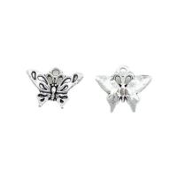 Zinc Alloy Pendants Butterfly antique silver color plated Unisex nickel lead & cadmium free Approx Sold By Bag