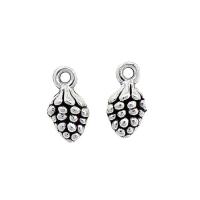 Tibetan Style Pendants, Pinecone, antique silver color plated, Unisex, nickel, lead & cadmium free, 7x13x5mm, Approx 100PCs/Bag, Sold By Bag