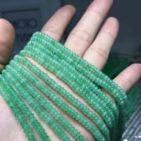 Natural Aventurine Beads, Green Aventurine, Flat Round, DIY, green, 2x4mm, Sold Per Approx 14.96 Inch Strand