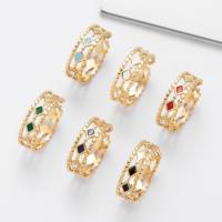 Ring Finger Titantium stali, biżuteria moda & dla kobiety & emalia & z kamieniem, złoty, 20mm, sprzedane przez PC