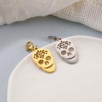 Stainless Steel Skull Pendants 304 Stainless Steel fashion jewelry & DIY Sold By PC