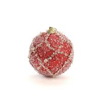 PE رغوة عيد الميلاد شجرة الديكور, مع الترتر, جولة, مجوهرات عيد الميلاد, المزيد من الألوان للاختيار, 80mm, تباع بواسطة PC