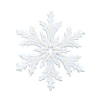 البلاستيك عيد الميلاد شجرة الديكور, ندفة الثلج, مجوهرات عيد الميلاد & حجم مختلفة للاختيار, أبيض, تباع بواسطة PC